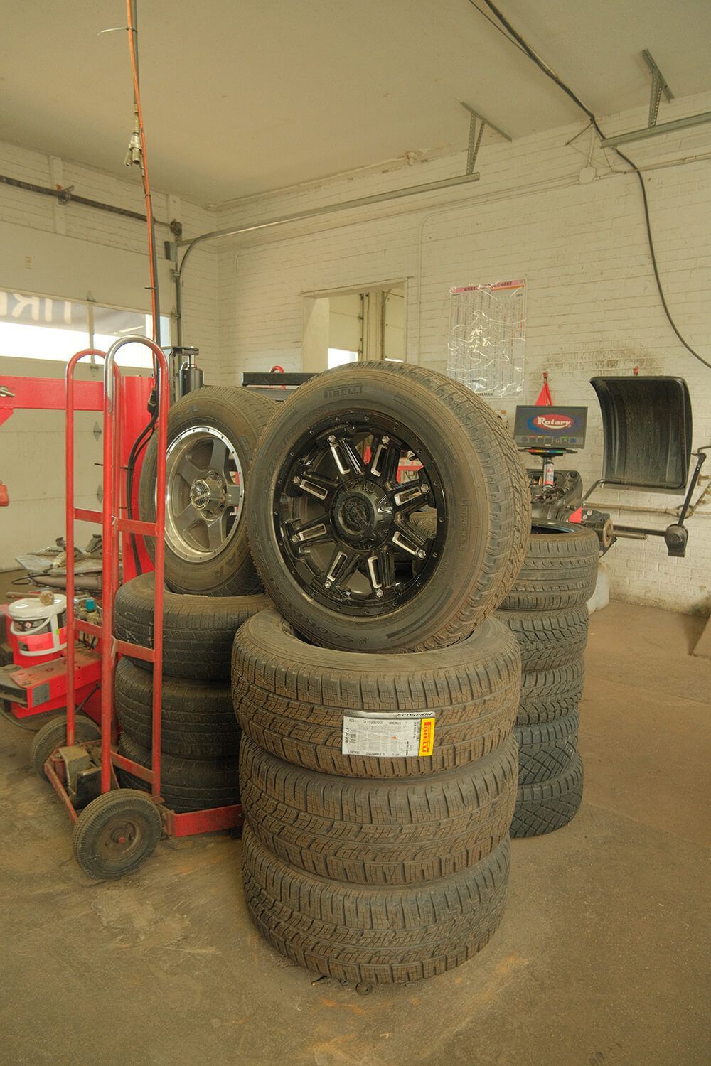 Tires Placed in Garage  | Premium Auto - Ogden