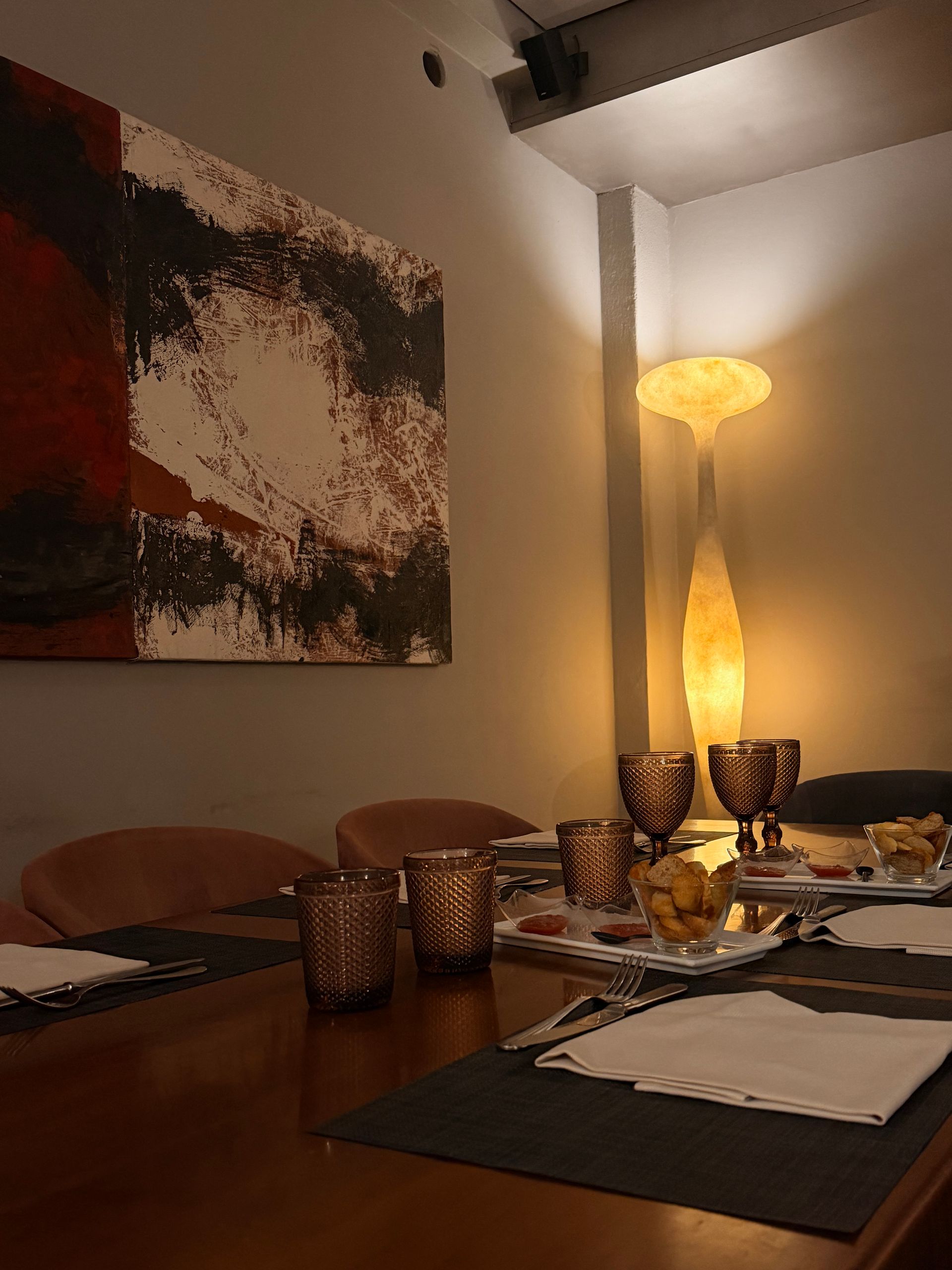 Interno sala del ristorante OrsoBruno a Monza