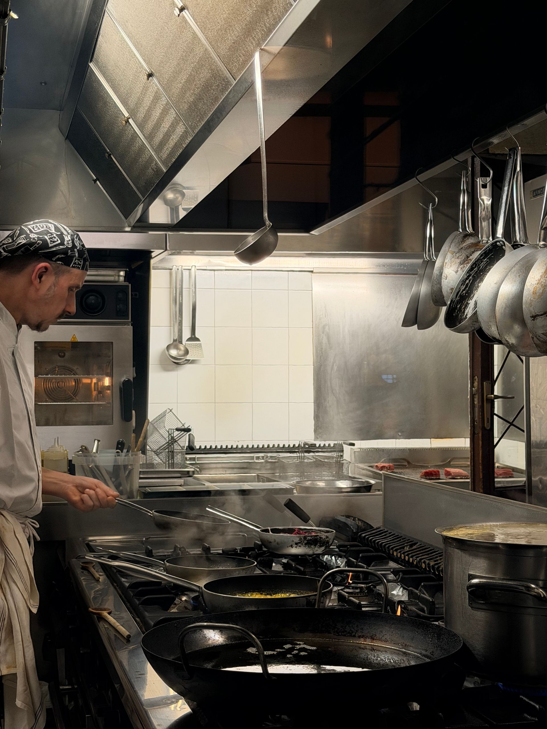 Cucina del ristorante OrsoBruno a Monza