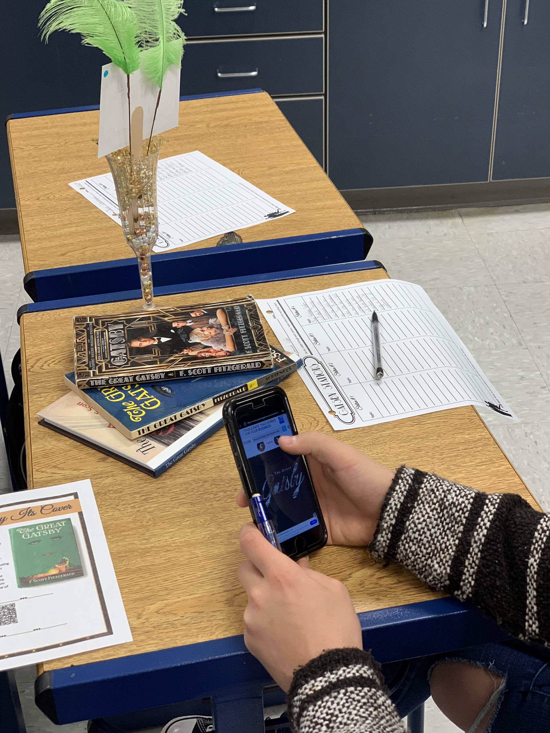 Gatsby Novel Study, Intro Stations