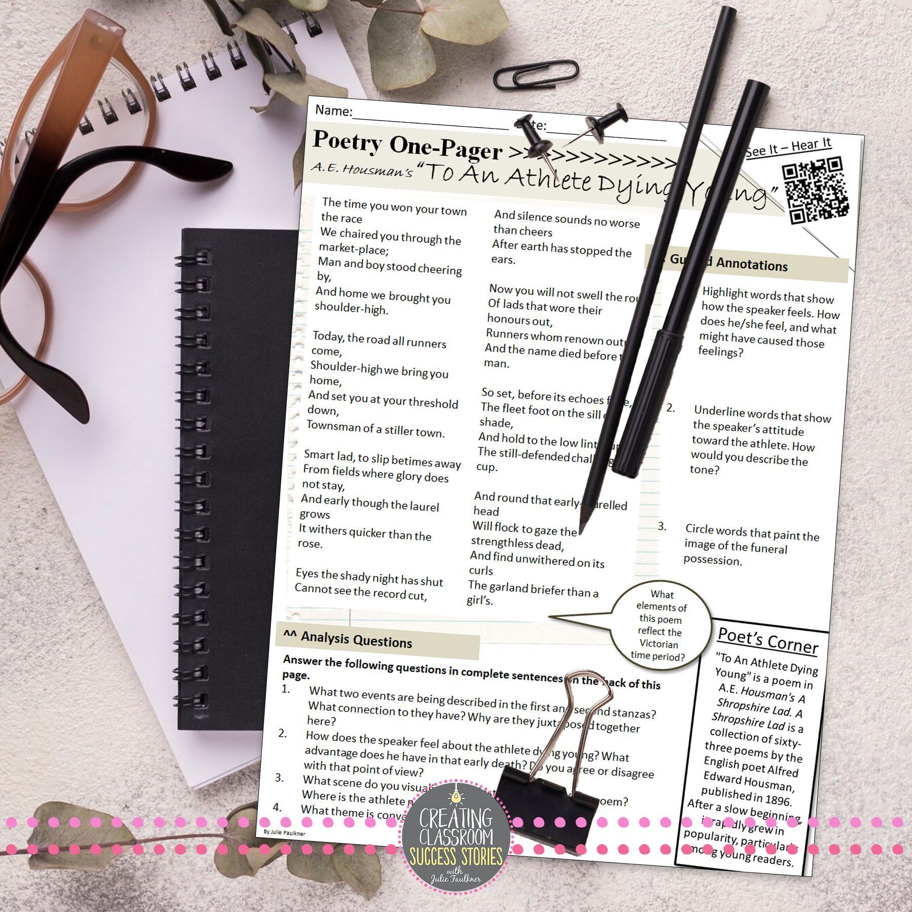 poetry lesssons for high school, teaching poetry