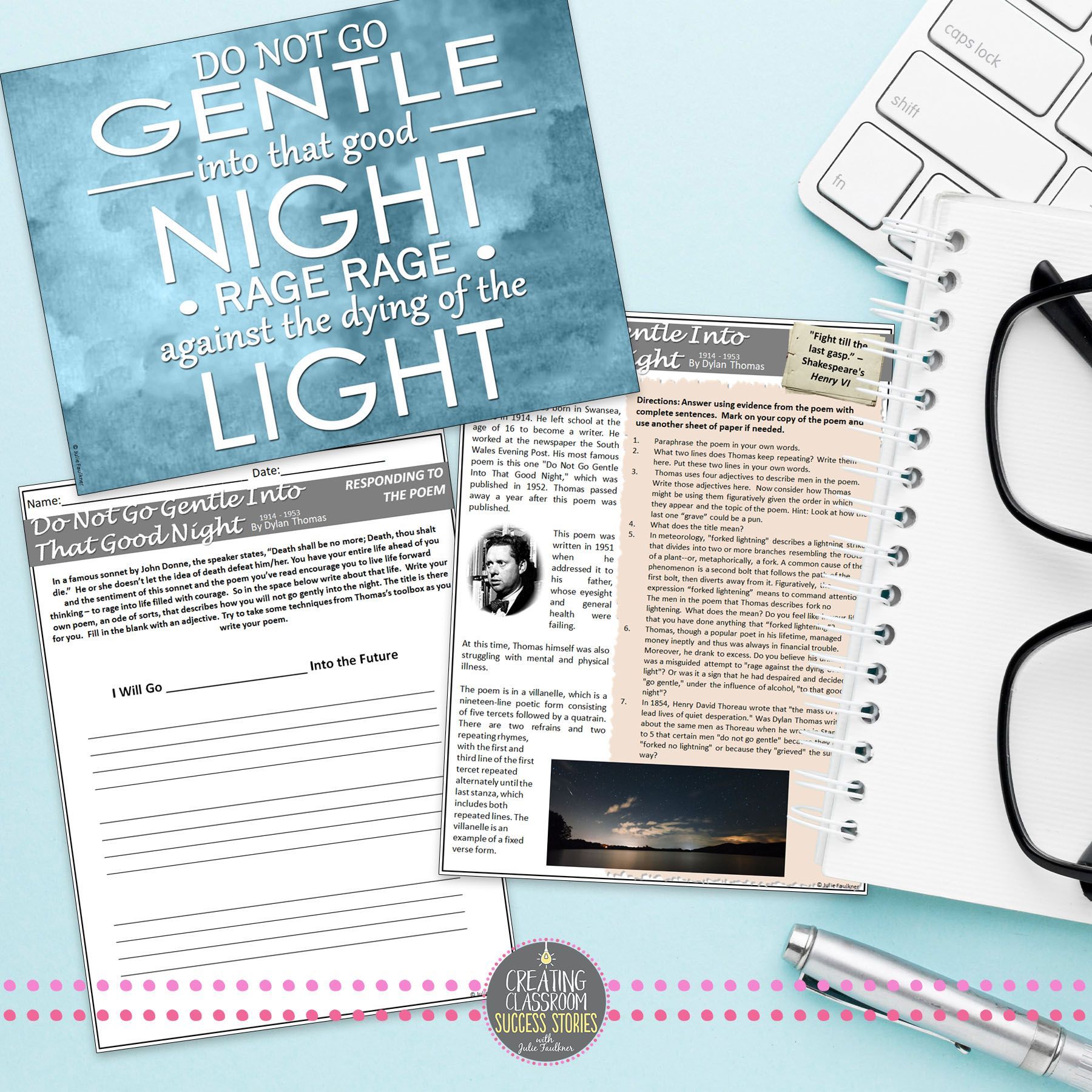 poetry lesson for teens, teaching poetry