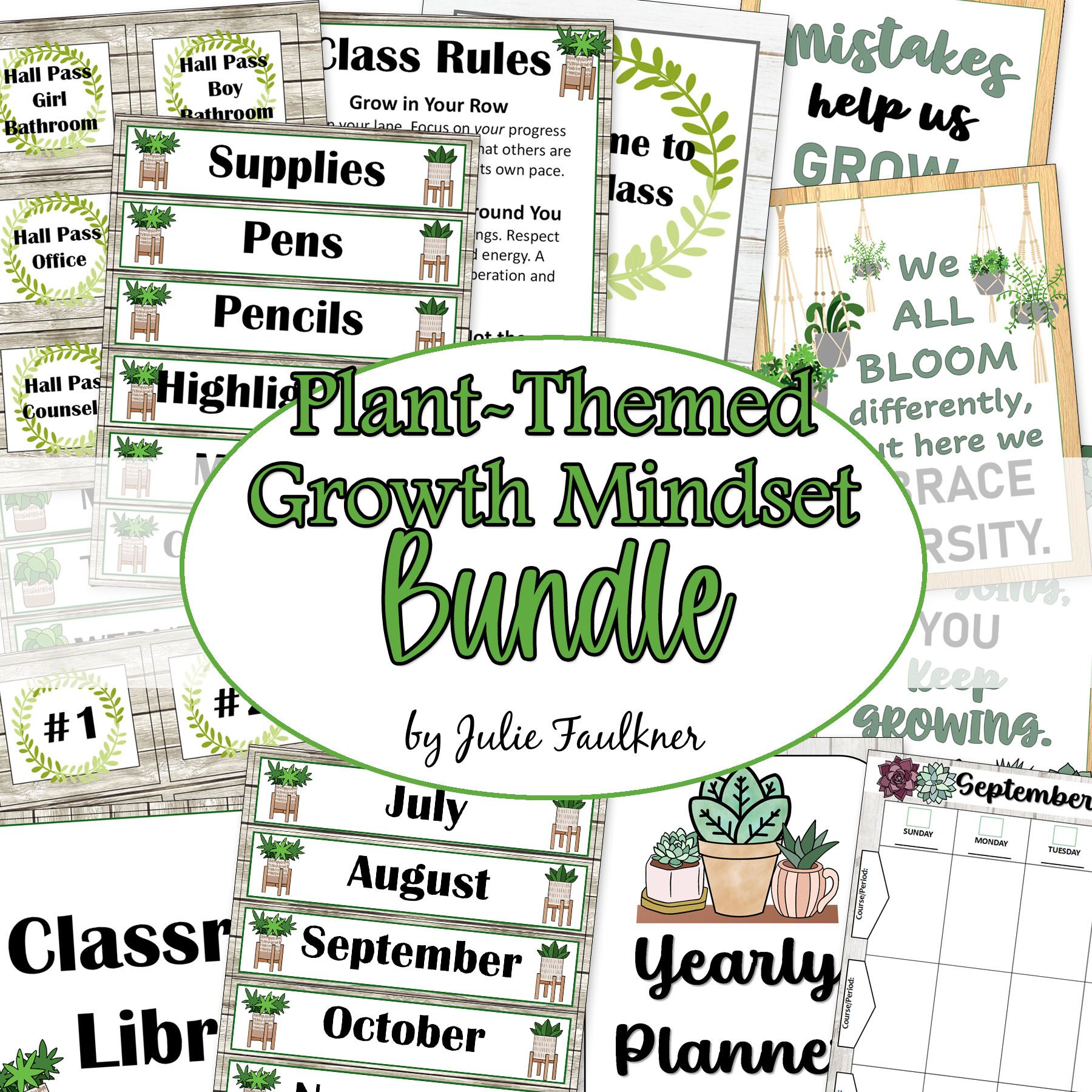 plant themed classroom resources