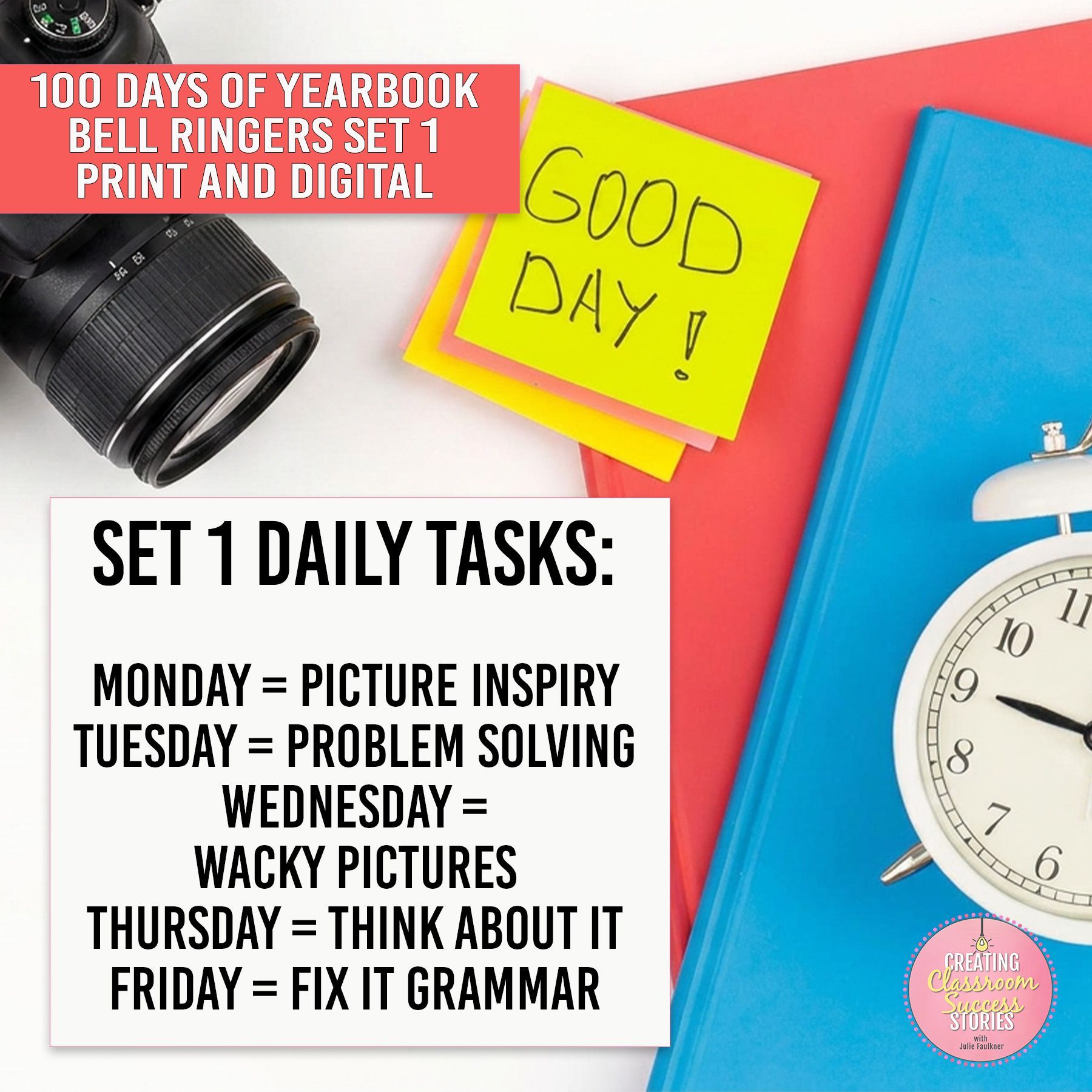 Routines for Yearbook Class with Bell Ringers