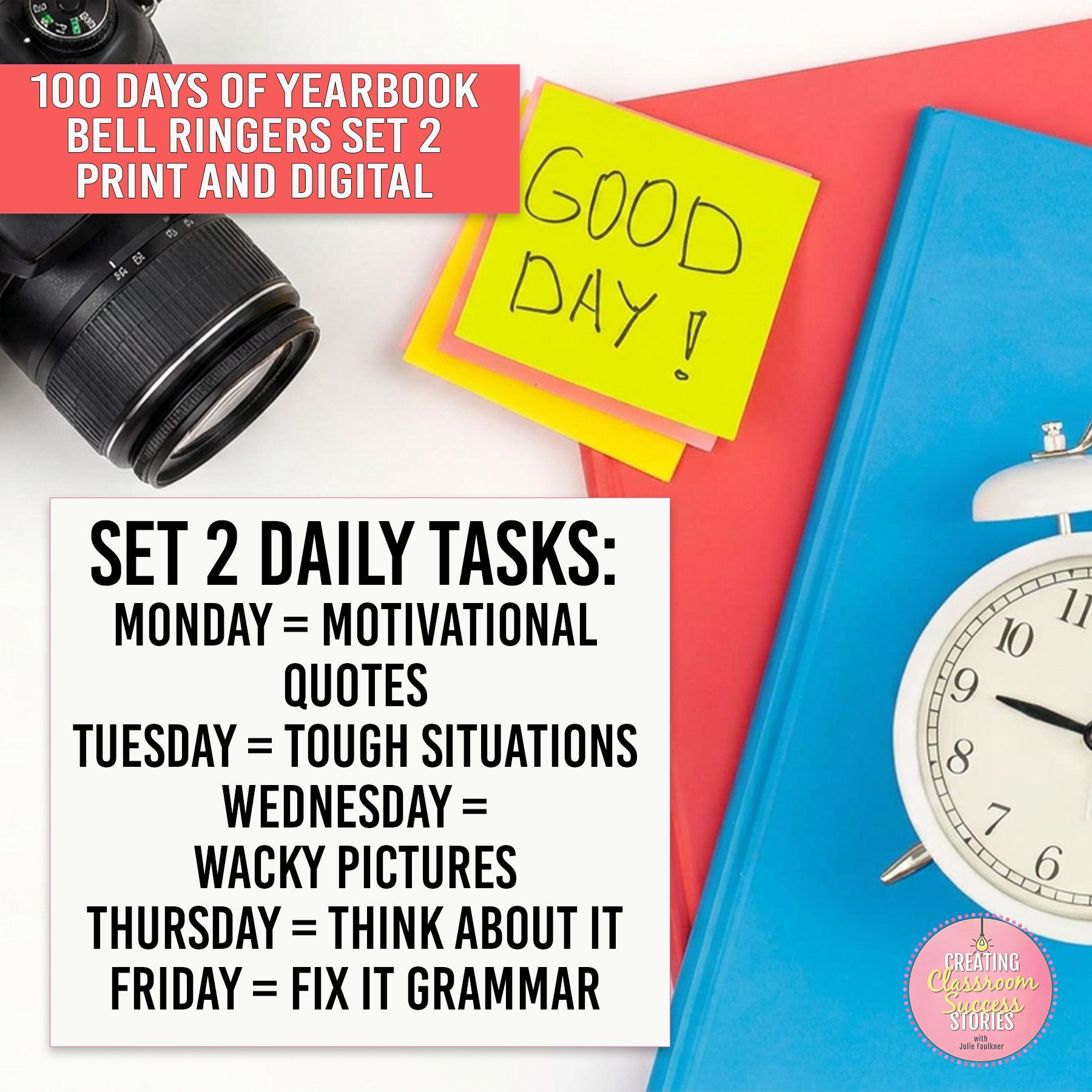 Routines for Yearbook Class with Bell Ringers