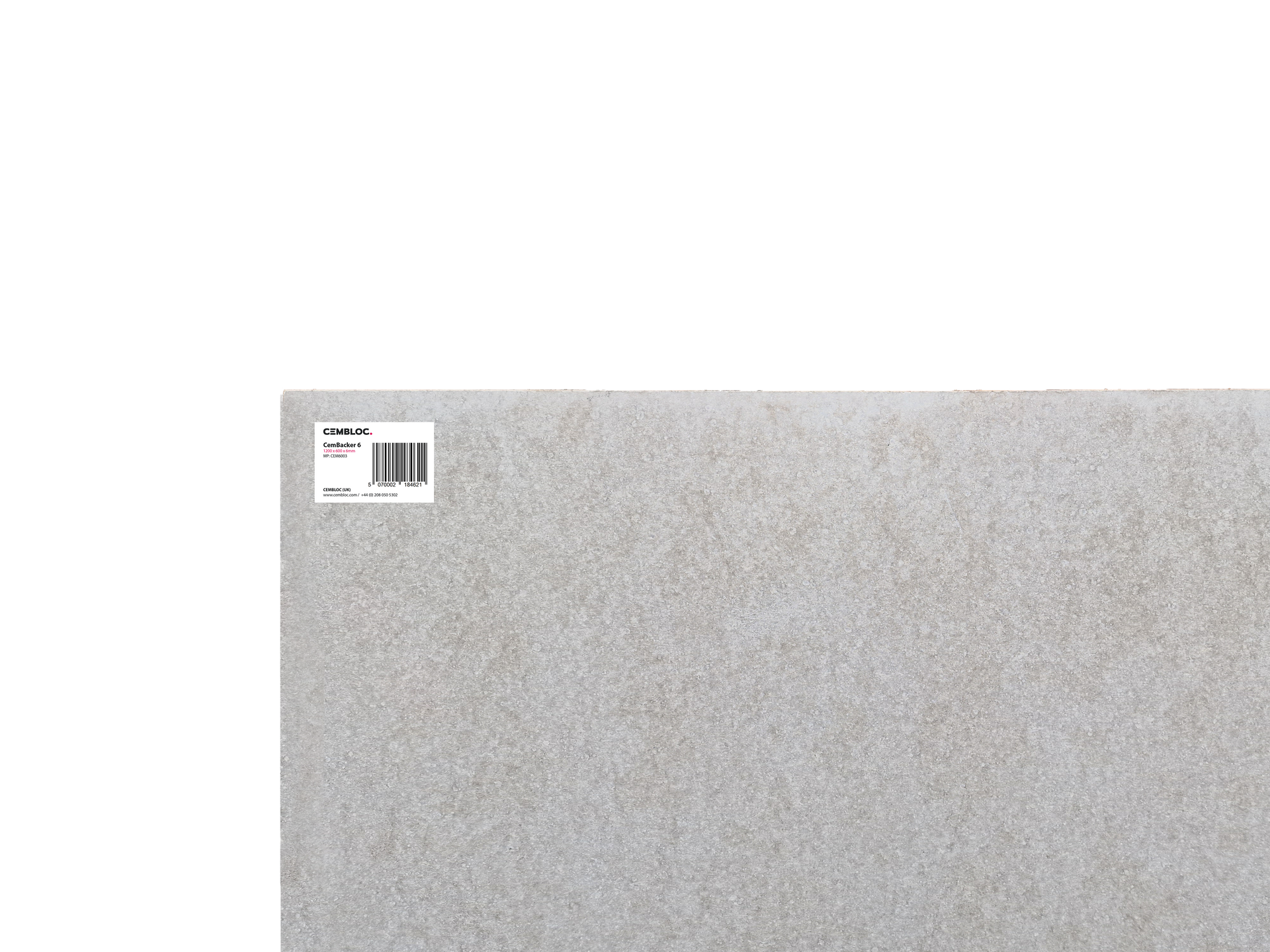 Cembacker label detail