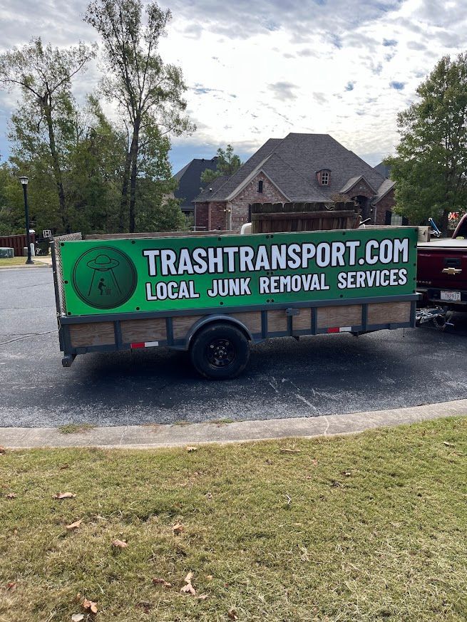 Green trailer with