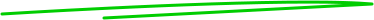 A close up of a green arrow on a white background.