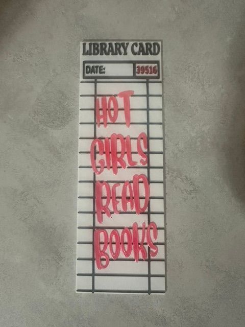 Hot girls read books bookmark