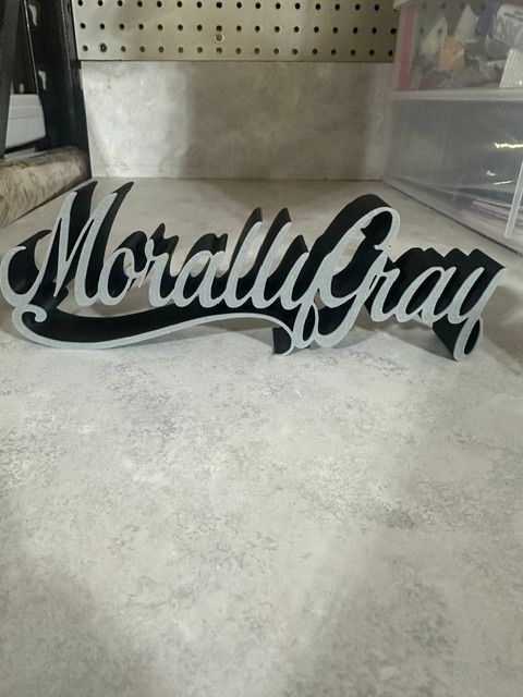 Morally Gray bookish sign