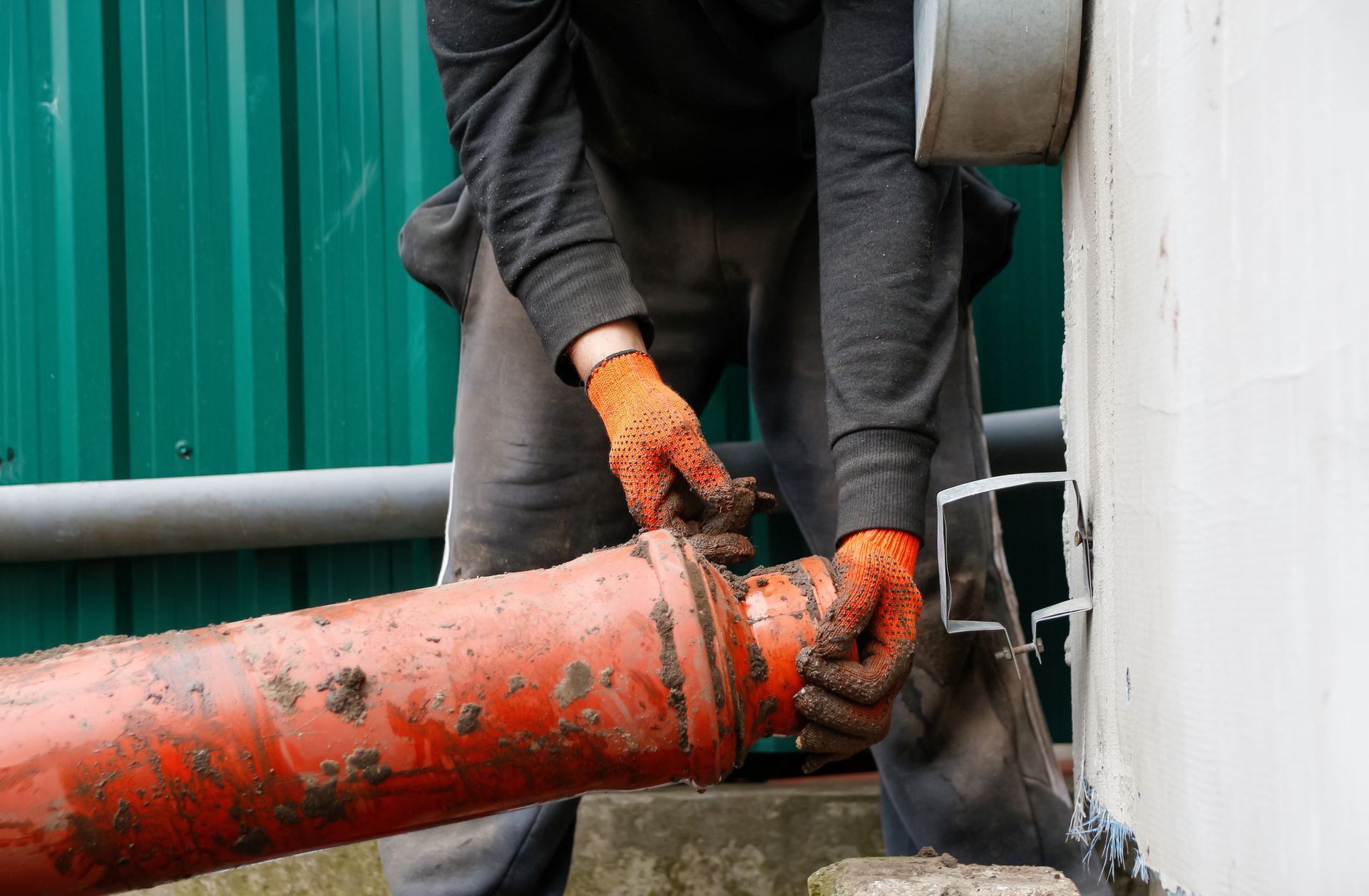 Sewer line replacement service for residential plumbing systems.