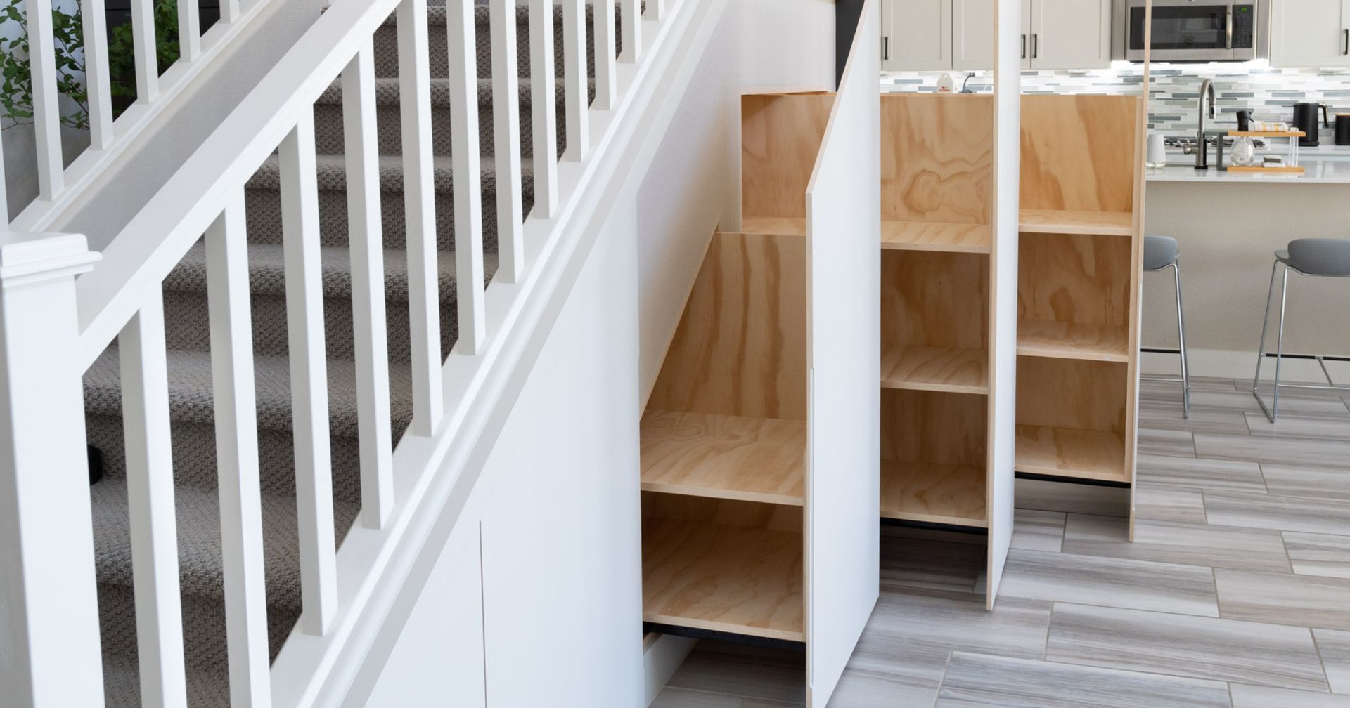 Under-the-Stairs Storage with Build Buddy World