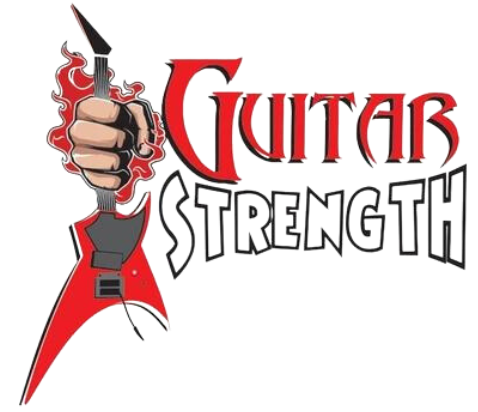 The logo for Guitar Strength in Portsmouth, RI