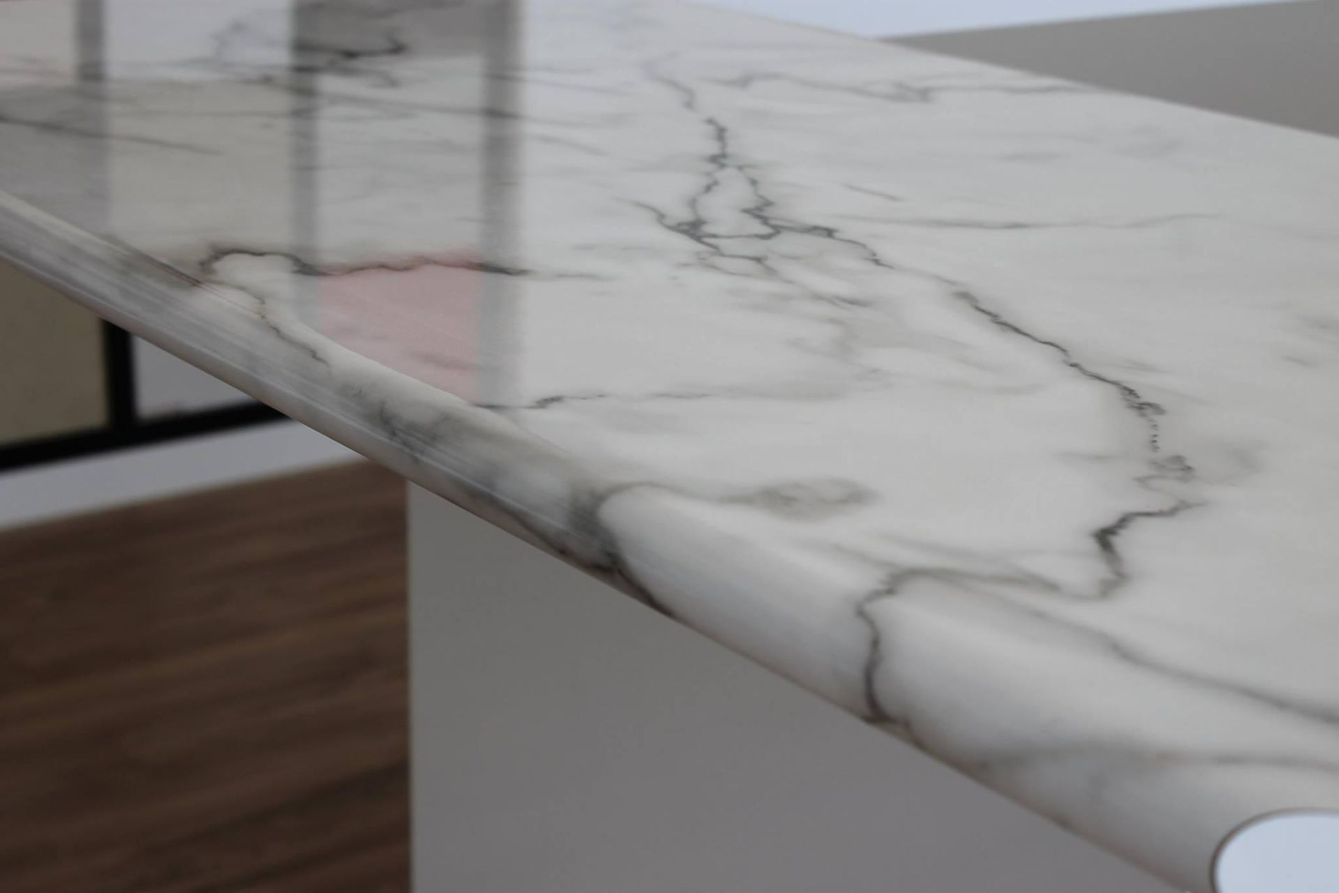A Close up Of a White Marble Counter Top in A Kitchen — Thats Tops by Design in Narrabri, NSW
