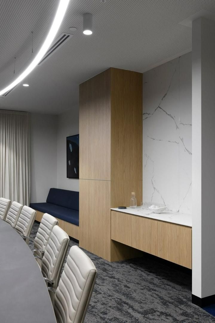 A Conference Room with A Long Table and Chairs — Thats Tops by Design in Taminda, NSW