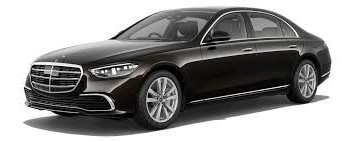 Dark brown Mercedes-Benz sedan.
