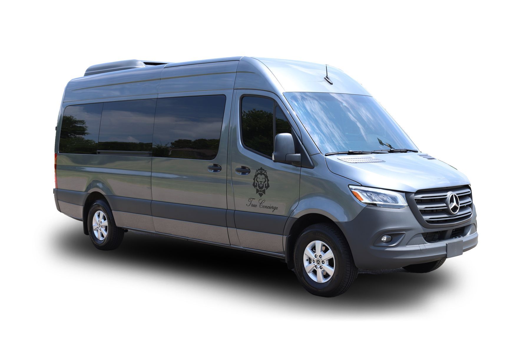 grey mercedes sprinter van