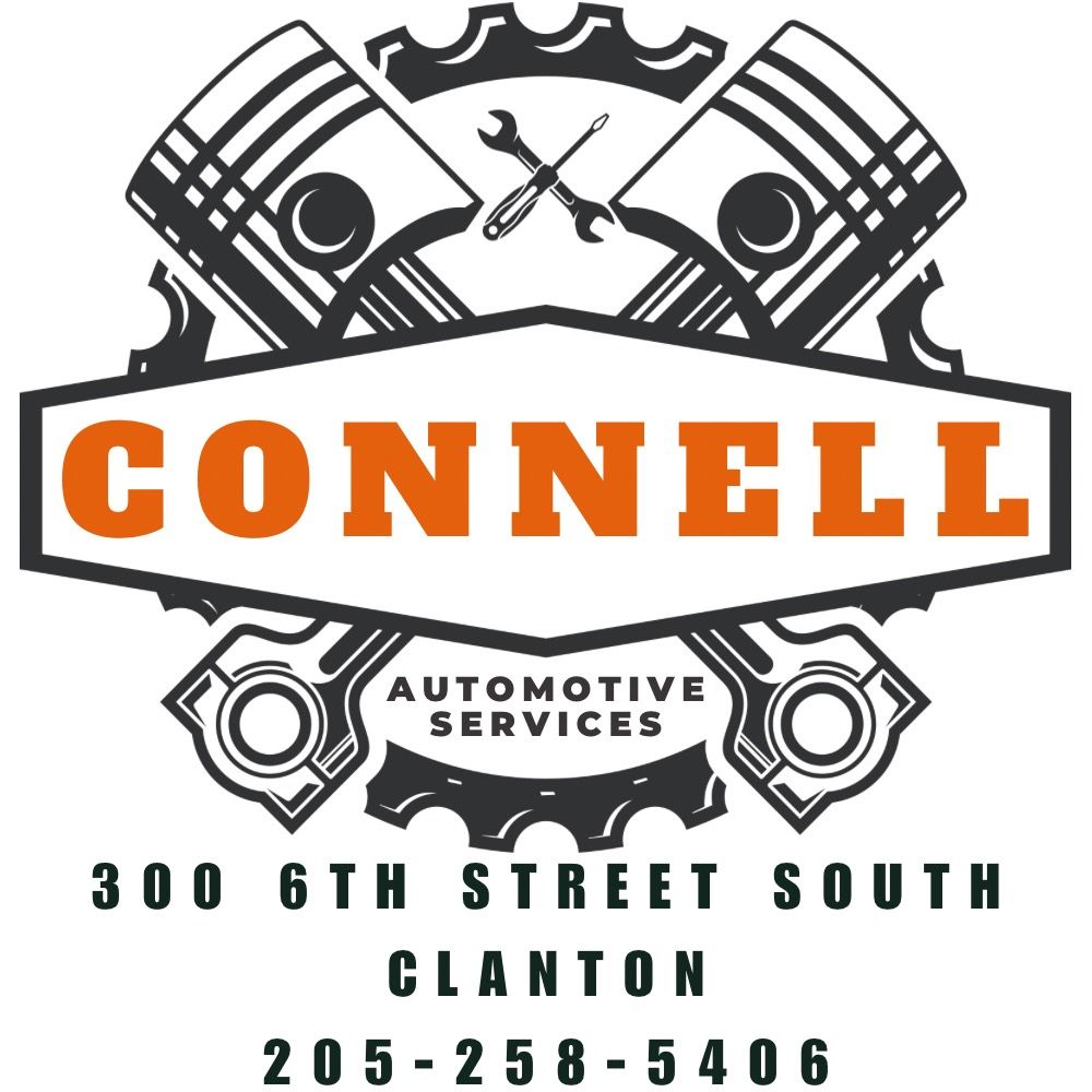 Logo for Demo Auto Repair: text with a gear icon, red and navy colors.