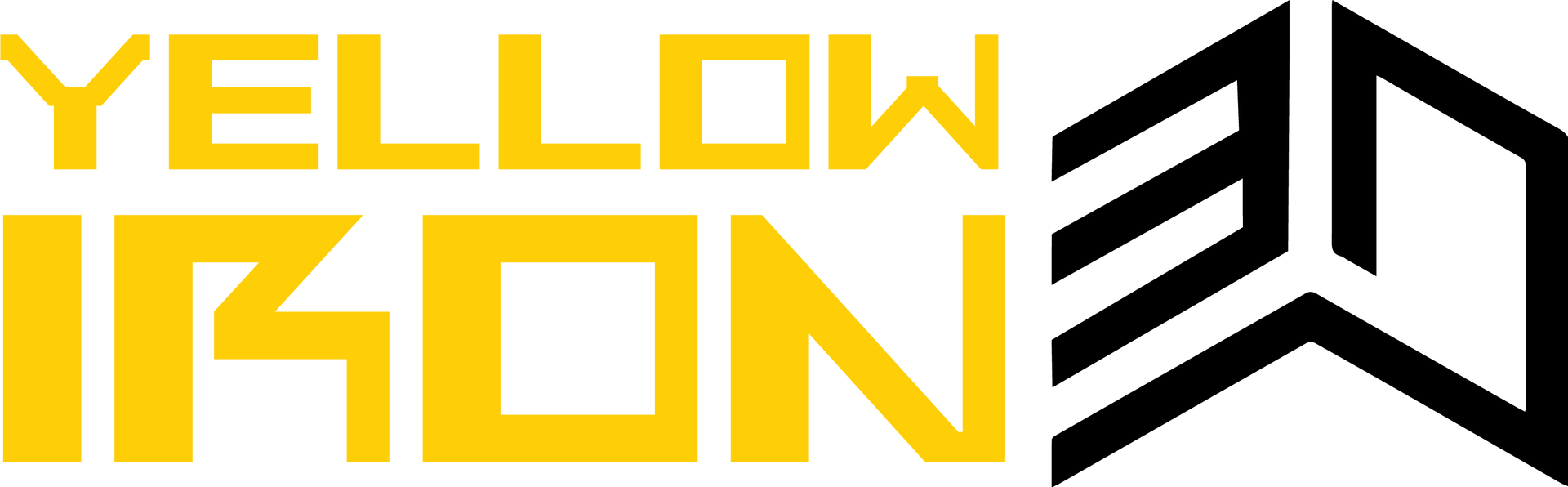 Yellow Iron 3D logo