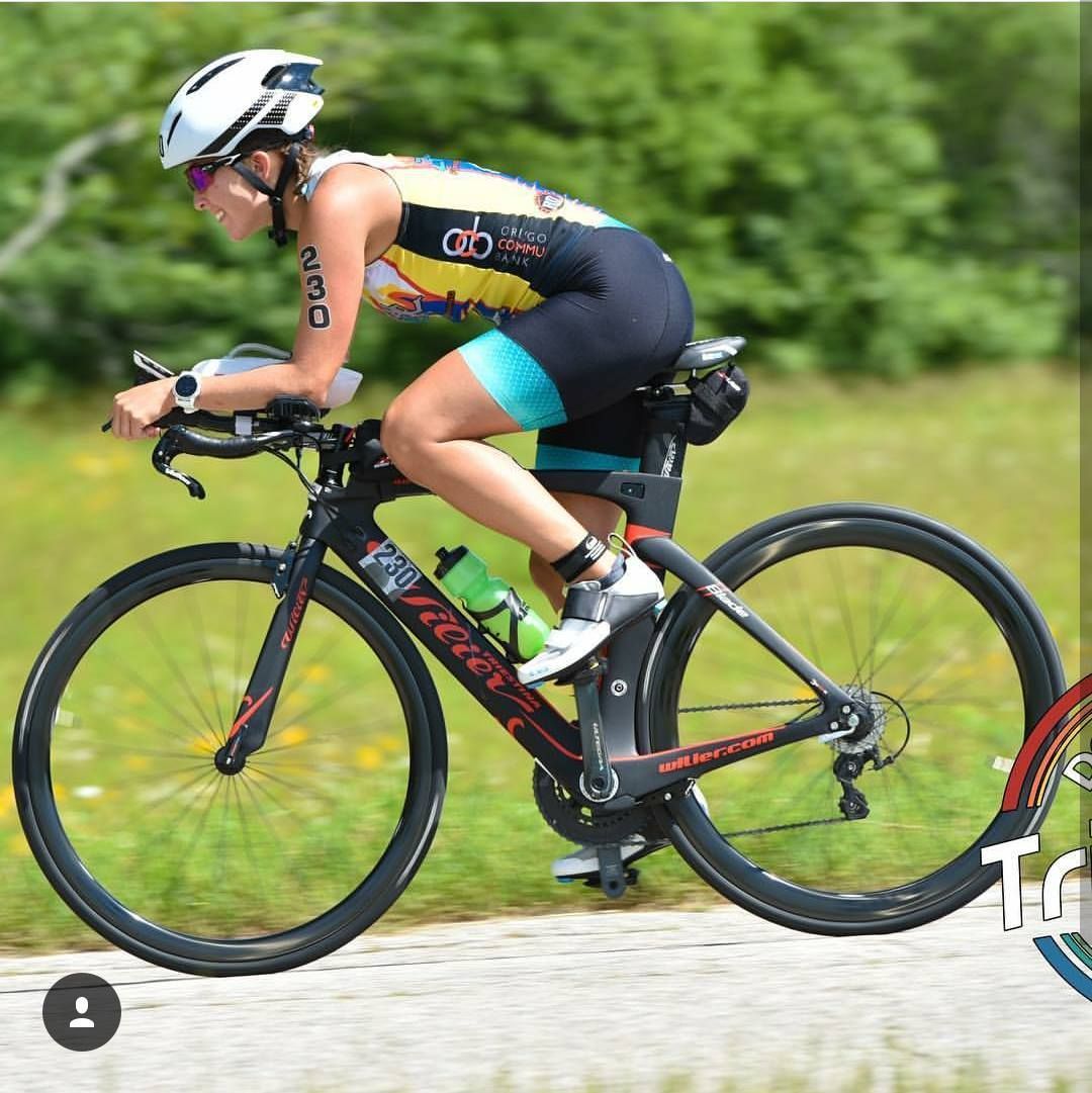 Woman Riding Bicycle