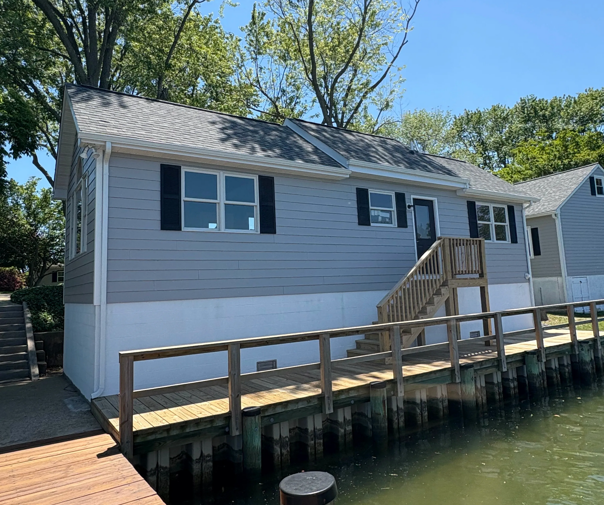 Prince Frederick Home renovation included Home Elevation
