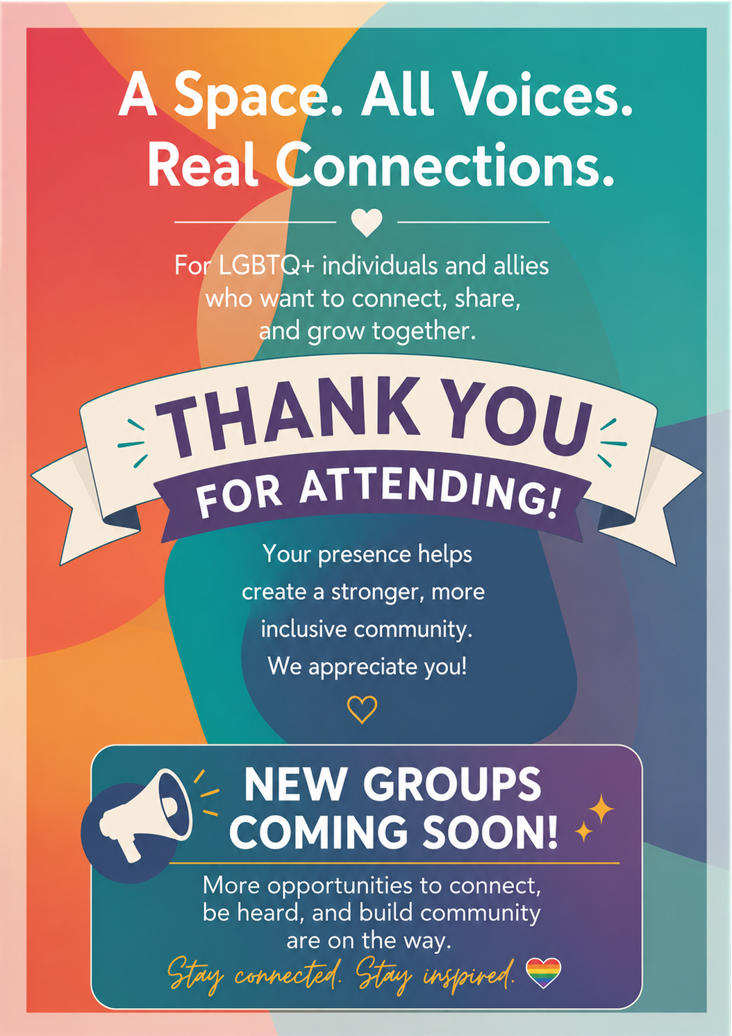 Flyer for Join the Sociology Interest Group for LGBTQ+ Voices