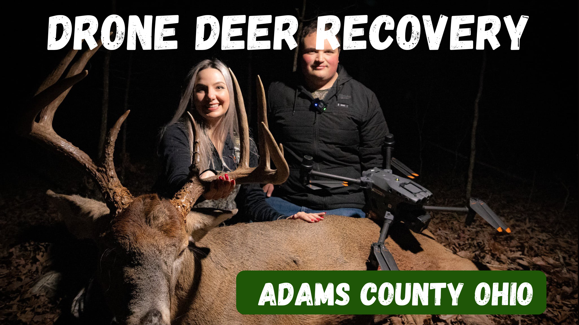 Drone Deer Recovery Adams County Ohio