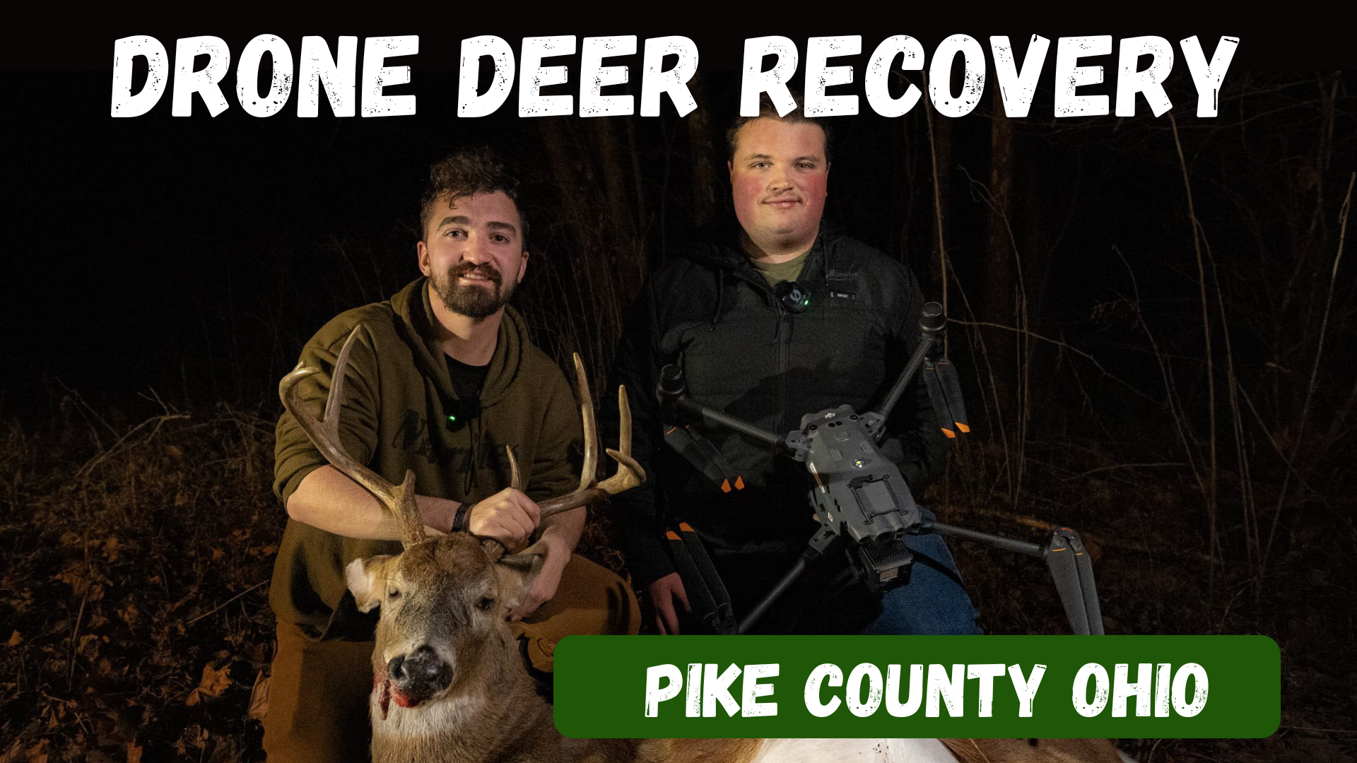 Drone Deer Recovery Pike County Ohio
