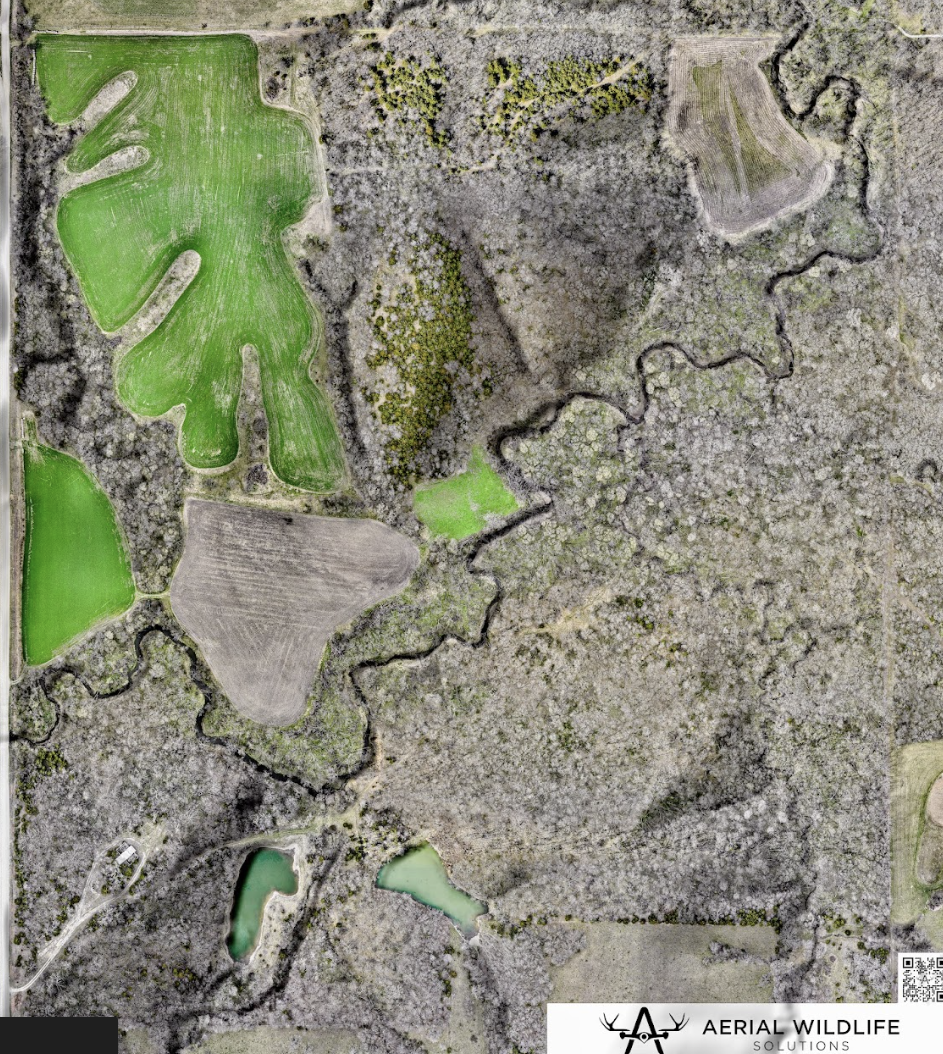 Aerial Map of a Hunting Proptery