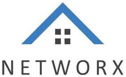 The logo for network x is a blue triangle with a house on it.