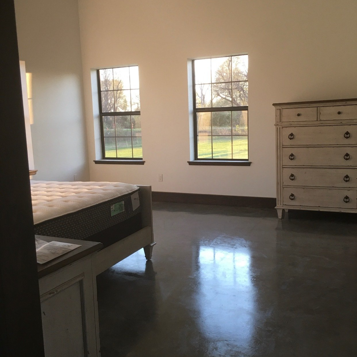 Stained concrete
