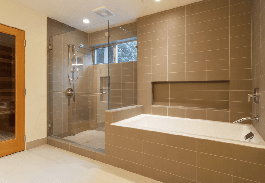 Bathroom shower remodel