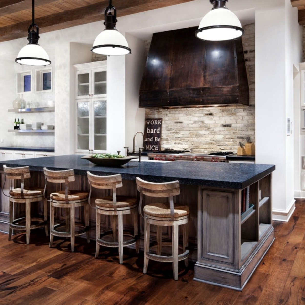 Ceramic tile flooring