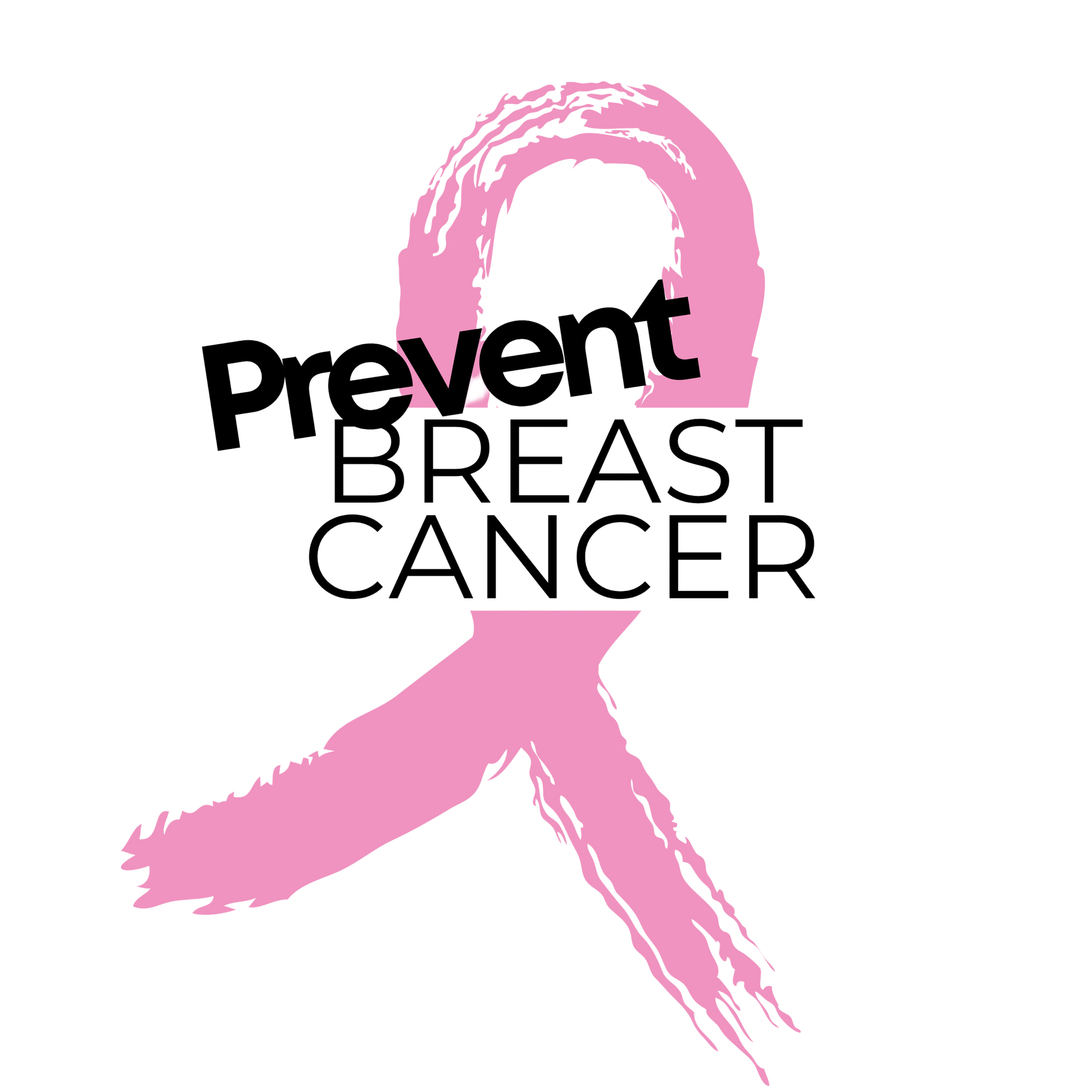 Pink ribbon with