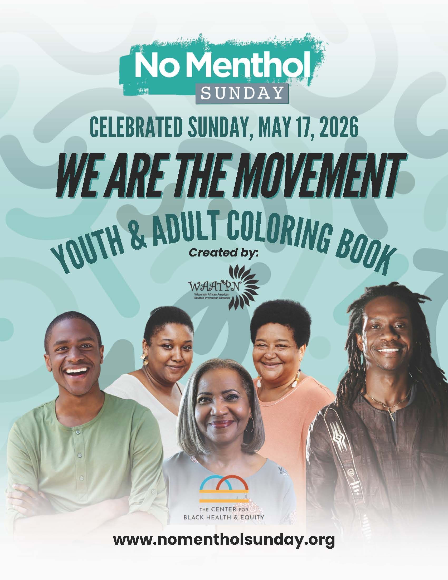 No Menthol Sunday event flyer for