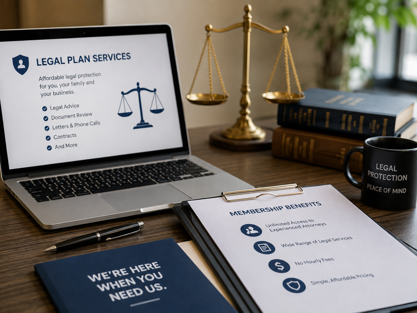 Business and personal legal plan services 
