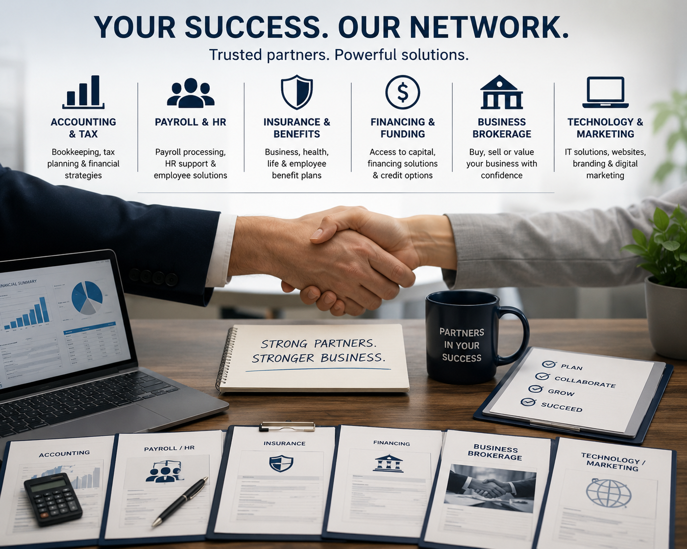 Business professionals collaborating on business solutions 