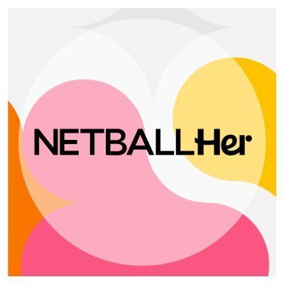 A group of young girls are posing for a picture on a netball court.