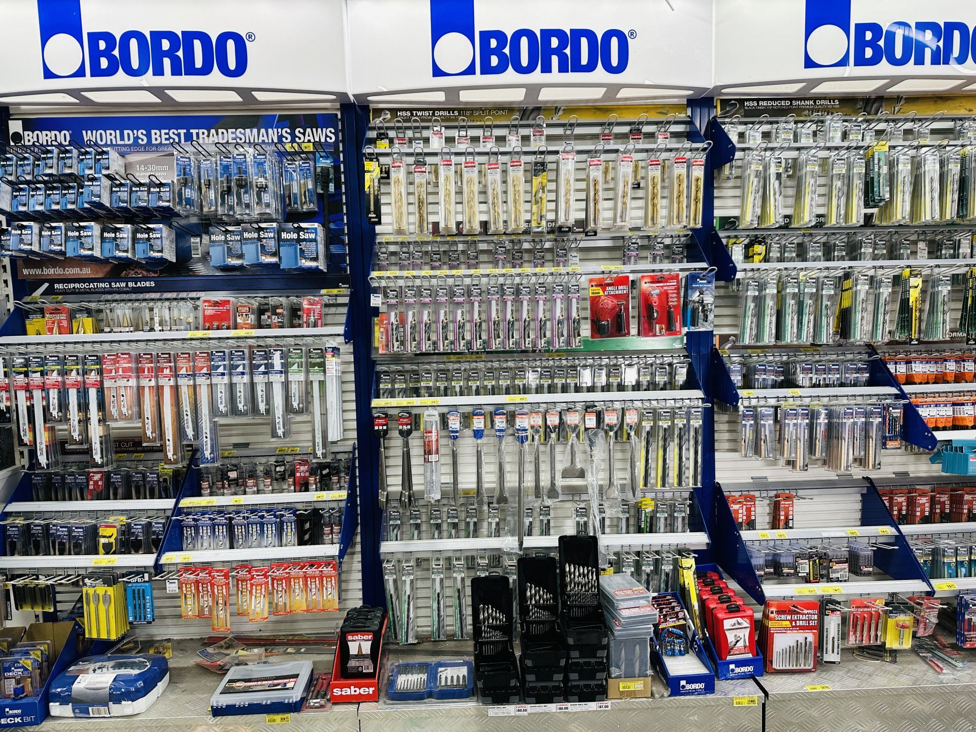 A Display Of Mvrk Tools In A Store — Laurieton Warehouse in Laurieton, NSW