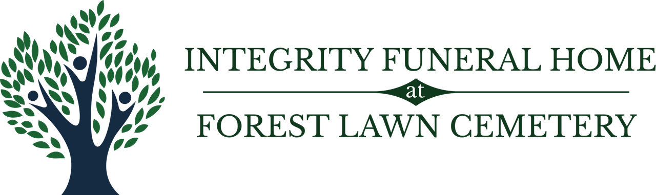 The logo for sample funeral home is shown on a white background.