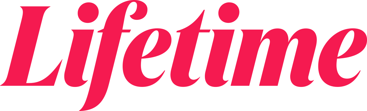 The word lifetime is written in red on a white background.