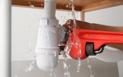 red wrench, water