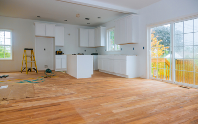kitchen under renovation,