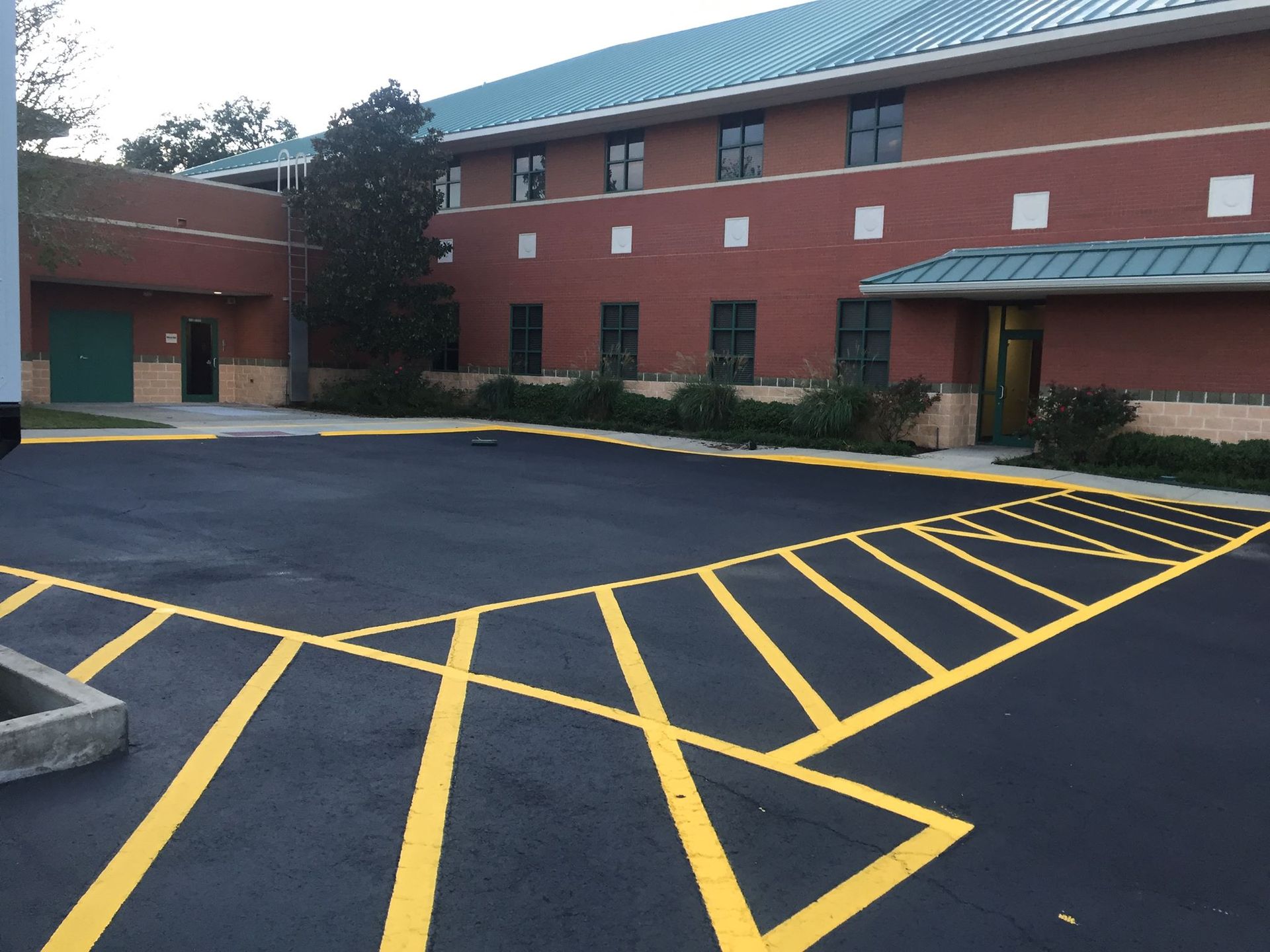 crosswalk parking lot striping