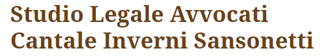 Logo Studio legale avv. Cantale Inverni Sansonetti