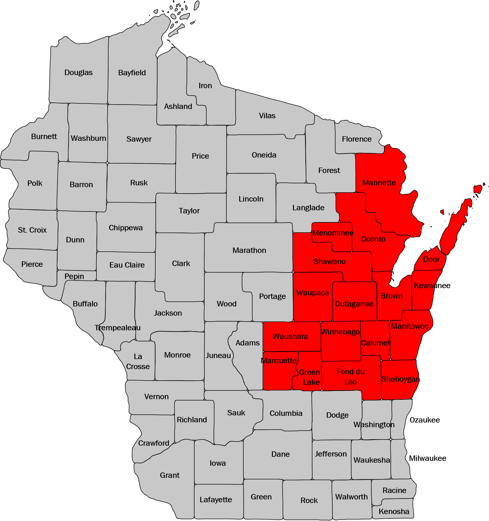 Service area | Green Bay, WI | U & I Movers