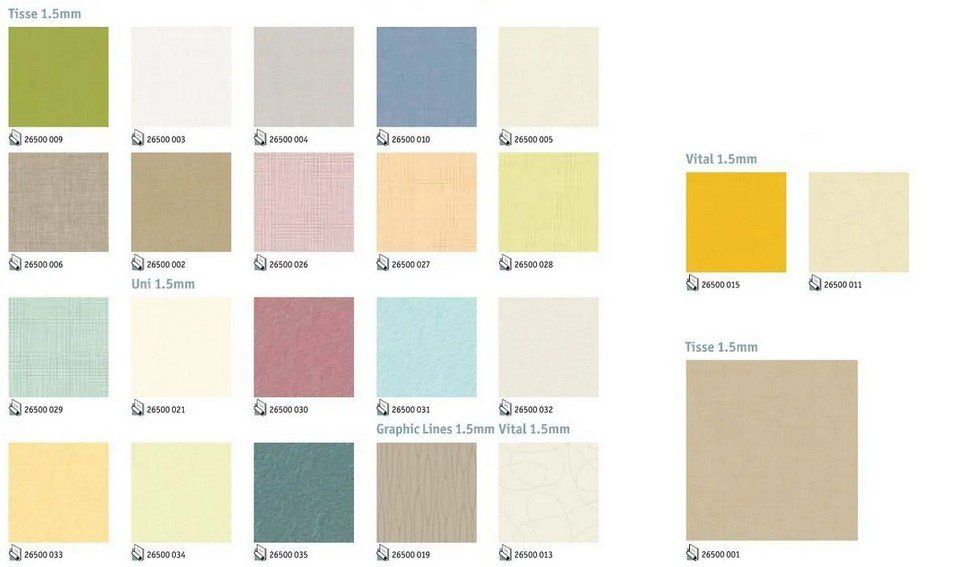 palette colori superfici ambienti scolastici