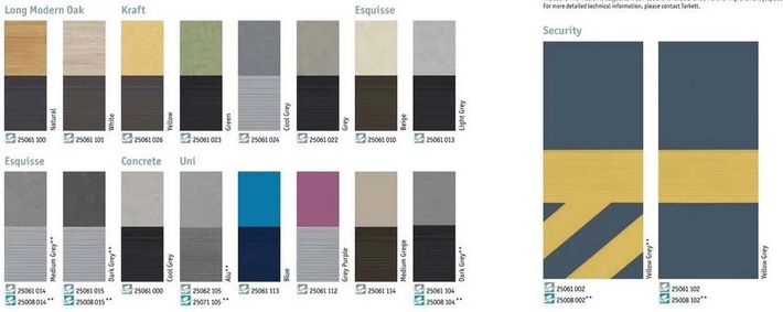 palette colori per scale antiscivolo