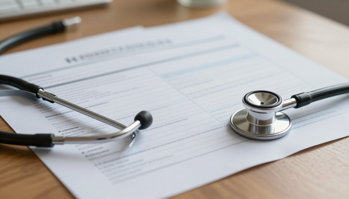 Stethoscopes and forms