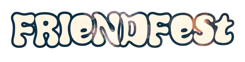 Home Page It is a logo for a festival called friendfest.